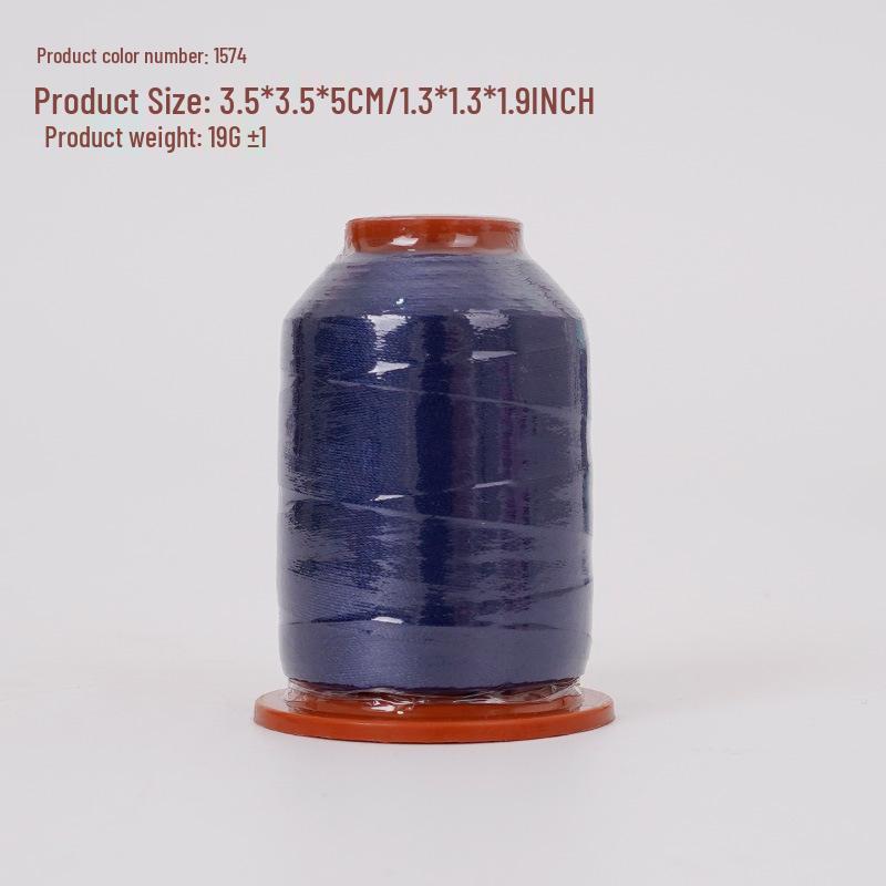 Polyester Sewing Thread: 100 Colors, 500 Yards, Fine Two-Strand, High-Speed, for Hand Sewing