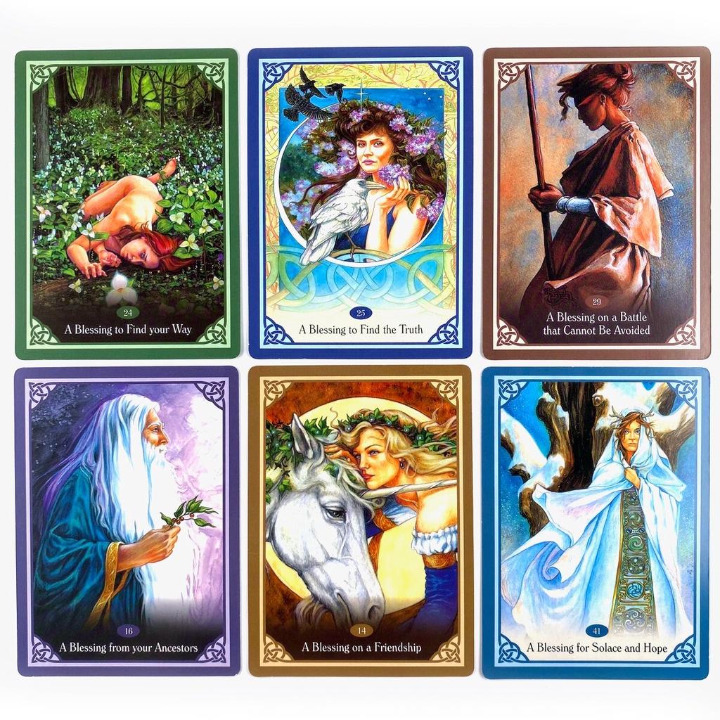 10.4*7.3cm Blessed Be Oracle Cards Leisure Party Table Game Fortune-telling Prophecy Tarot Deck 46 Pcs Oracle Cards