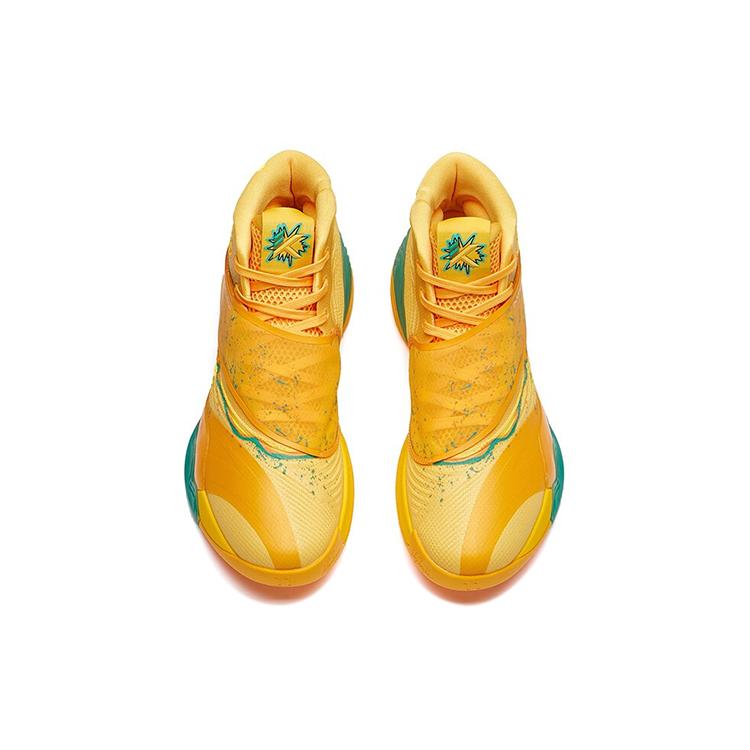 Anta KT 6 Citrus Bomb Textile, Synthetic Leather Cushioning Slip Resistant Abrasion Resistant High top Basketball Shoes 112131101-5