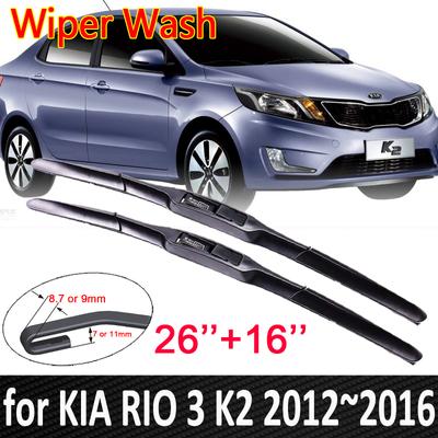 Für KIA RIO 3 K2 2012 ~ 2016 2013 2014 2015 UB Auto Wischer Klinge Frontscheibe Scheibenwischer Klinge auto Zubehör