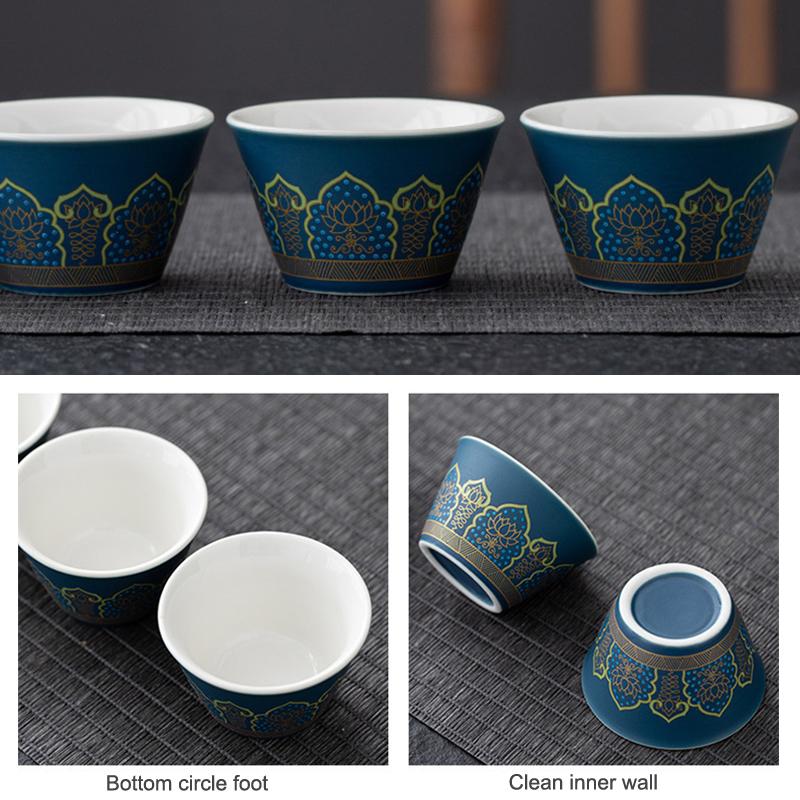 Chinese Tea Set Travel Tea Set Kung Fu Set,Teapot Set,Chinese Tea Sets, Travel Portable Bag, Outdoor,Hotel,Business