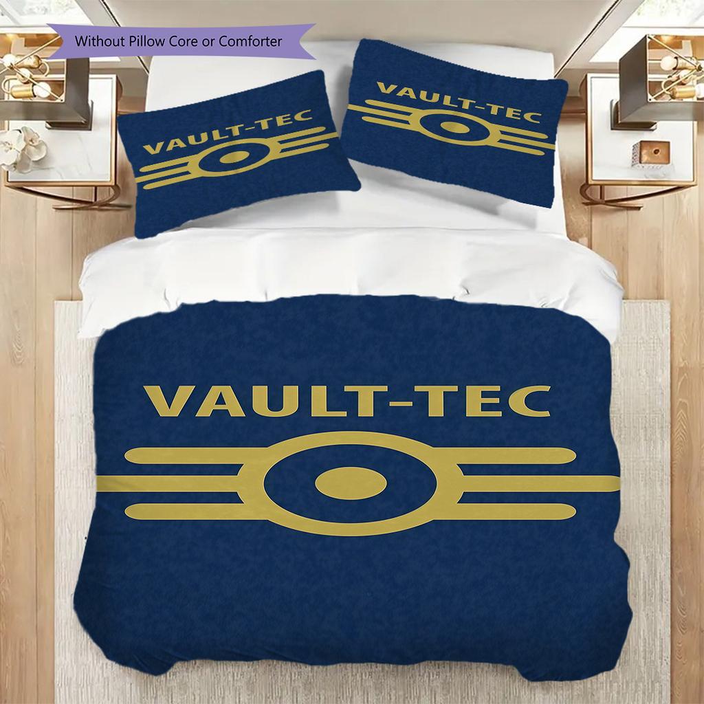 Vaulttec Secure Haven Bedding 1 Duvet Cover 2 Pillowcase Without Core Christmas Birthday Gift Soft And Comfortable Bedding Set