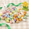 Foam Easter Eggs Realistic Bird Egg Decorations Colorful Foam Egg Keepsakes for Spring Party Decor Basket Fillers