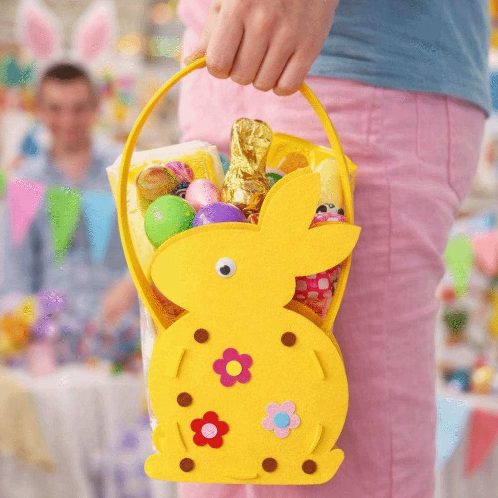 Large Capacity Rabbit Candy Bags Cartoon Storage Bag Cookie Gift Bag  Children Festival