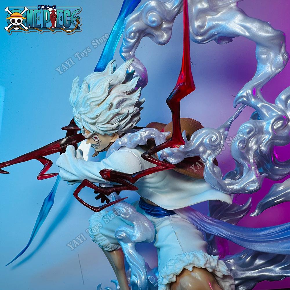 Figure Anime GK Pezzo Unico Monkey D. Luffy Gear 5 Action Figures Statua in PVC Modello Bambola Collezione Ornamenti Regalo Per Bambini giocattolo