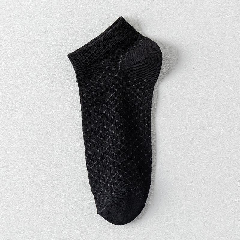 Men's Summer Thin Sweat Absorbing Deodorant Mesh Breathable Socks
