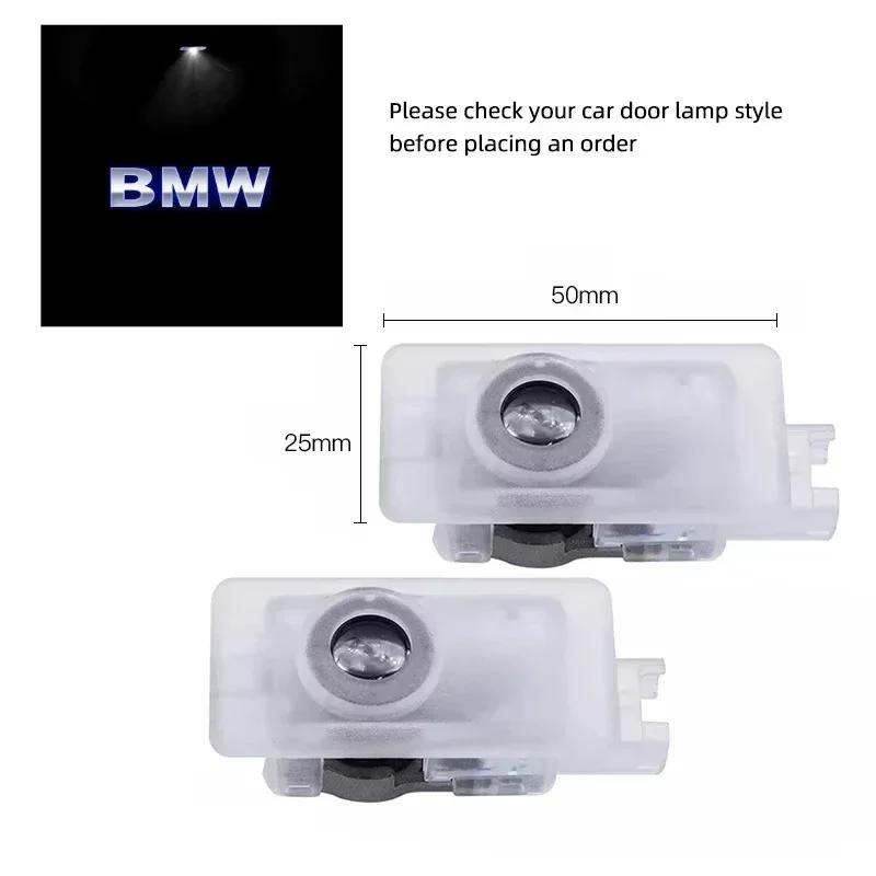 BMW GROUP 2/4Pcs Car LED HD Welcome Door Lights For BMW 1 Series F40 / 3 Series G20 G21 / 8 Series G29 Z4 /  M4 M G02 M8 X7 G07