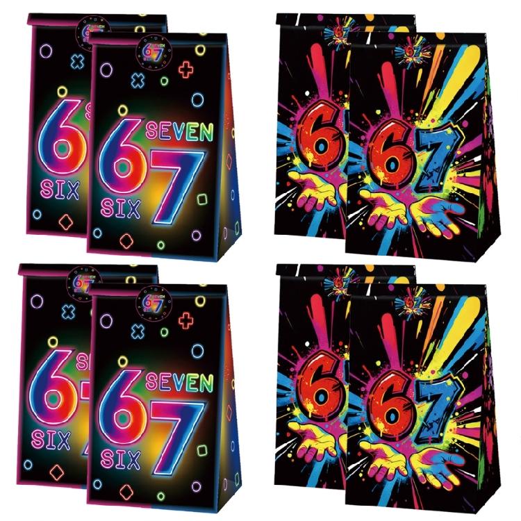 Fun And Themed Dark Food Storage Bags With 67 Unique Stickers Birthday Baby Shower Decoration Supplies