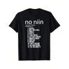 NoNine T-shirt Graphique Unisexe Drôle Phrase Finlandaise Unisexe Unisex Tee Coton Décontracté Vintage Harajuku Col Rond Hauts Meme Manches Courtes