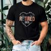 Funny Retirement T-shirt for Women Proud Retired Life Quote Graphic Tee
