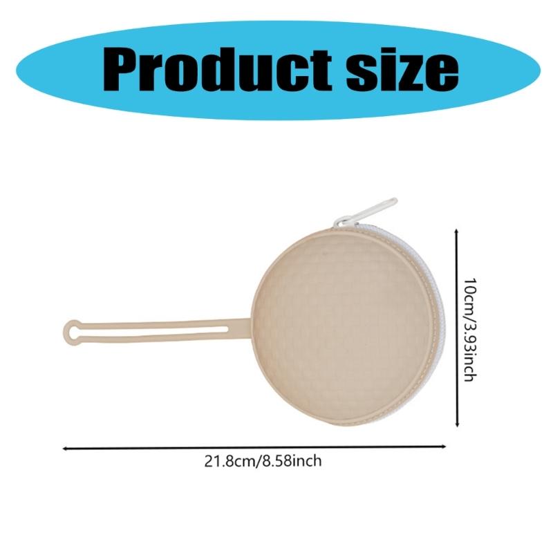 Travel Friendly Silicone Pacifier Holder Pacifier Organizers Comapct Keeps Pacifiers Clean for Families With Infants