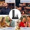 Rechargeable Electric Wine Opener Set Automatic Corkscrew with Foil Cutter Wine Pourer Vacuum Stopper Bar Accessories Kit