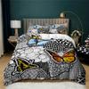 Queen Size Comforter Bedding Sets Insect Butterfly Duvet Cover Set Queen 228x228cm King Thick High Grade Home Bed Comforters 3d