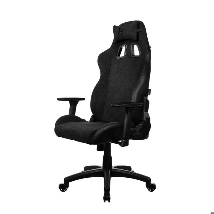 SIEGE GAMING - AROZZI - AVANTI SOFTFABRIC™ - Pure Black - Réglable En Hauteur - Confort Optimal