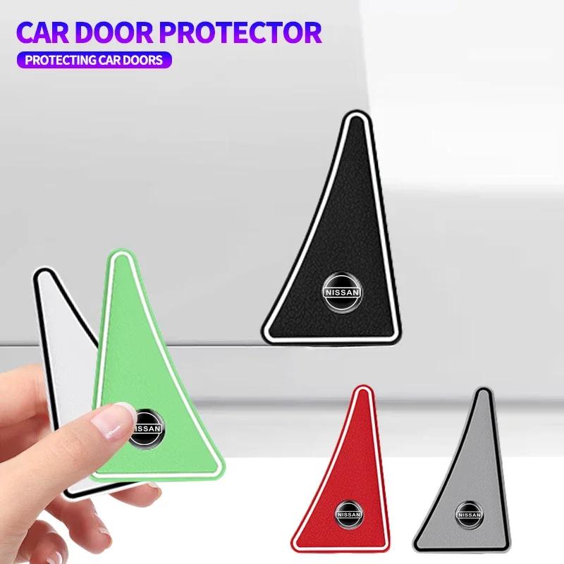 2pcs Car Door Protector Anti-collision Strip Sticker Corner Cover For Nissan X-trail Almera Qashqai Tiida Auto Accessories