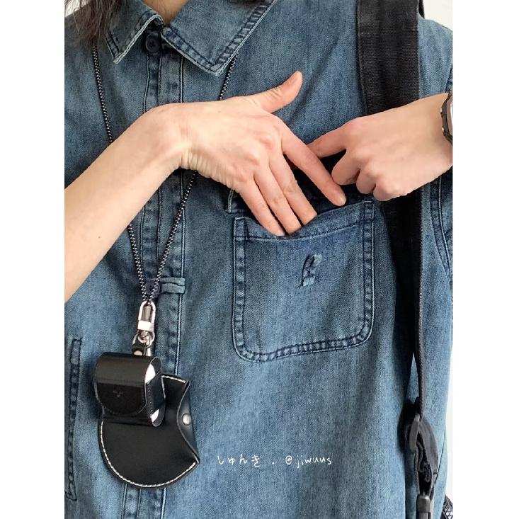 Summer New Chinese Style Vintage Denim Jacket For Men And Women, Loose Retro Button Washed Denim Top