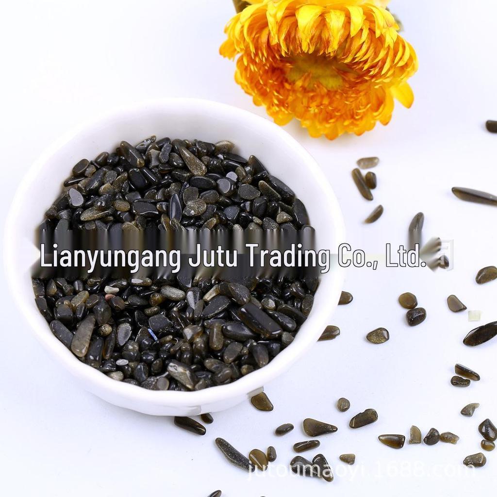 Natural Obsidian Crushed Stone for Home Decor and Educational Uses