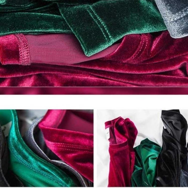 Trendy Women Korean Style Slim Gold Velvet Shirt Loose Top European American Fashion Spring Autumn