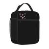 Bestselling Little Bows Plain Design Adjustable Strap Lunch Bag Overnight Trip Student Lunch Bag