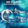 Für Samsung Galaxy A16 4G 5G Diamant Kameraobjektivschutz Glänzendes Hartglas Rückseitenobjektivabdeckung Aluminium Metallring Galaxy A06
