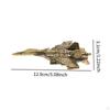 Brass Aircraft Ornament Plane Sculpture Tabletop Centerpieces Artwork Gifts Handcrafted = for Office