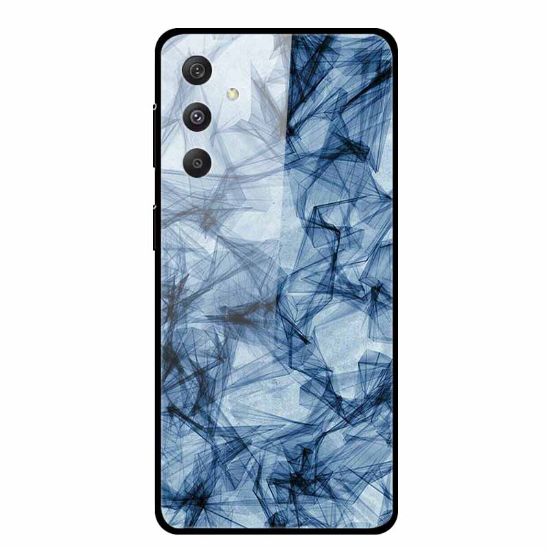 For Samsung Galaxy M54 M34 M14 Case Luxury Tempered Glass Back Cover Hard Case Samsung Galaxy M 54 Capa Fundas Coque Colorful