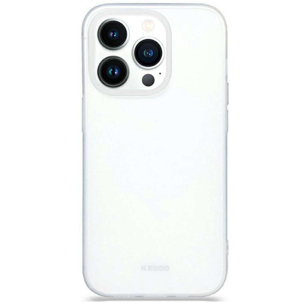 KZDOO Q Series For iPhone 16 Pro Max Case Frosted Back Anti-Fingerprint TPU Phone Cover