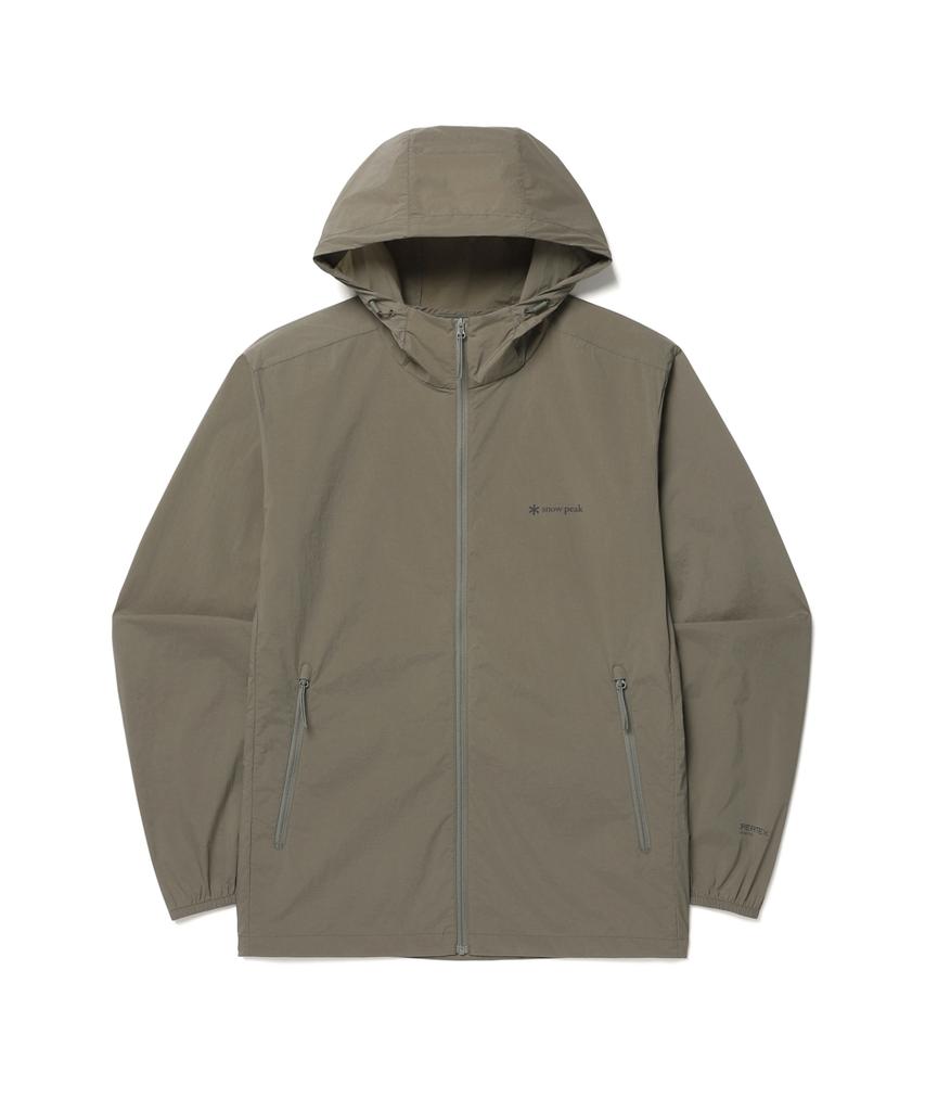 Snowpeak Apparel Pico Sunblock Pertex Ultralight Windbreaker (S26Mmtwb78) Khaki