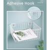 10 ks bezdierovacích skrutiek Silná samolepiaca prísavka Háčiky na stenu Vešiak na kuchynské kúpeľňové náradie