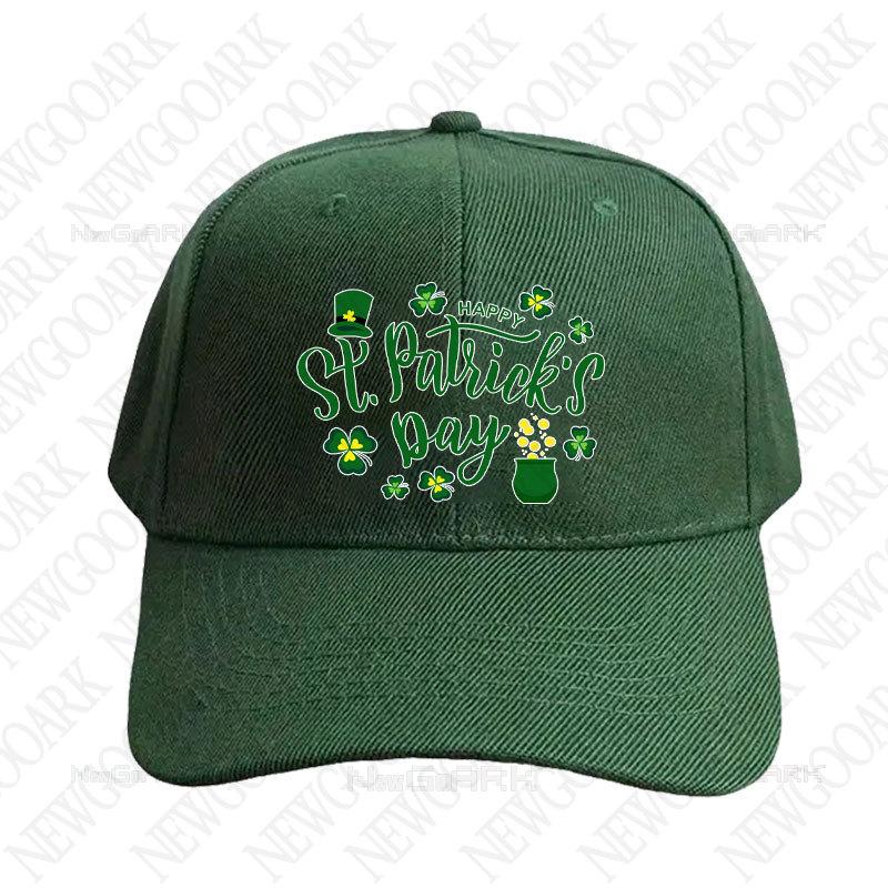 Happy St. Patricks Day Ireland Cap Summer Women Unisex Peaked Hat Fashion Casual Adjustable Printed Baseball Caps Trucker Cap