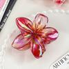 Women Hair Claw Candy Color Flower Shape Hair Clip Elegant Anti-slip Hair Fixing Back Head Hairpin Hair Accessories