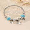 Pan Family DIY Love Heart Clover Bracelet & Tree of Life Pendant Bangle