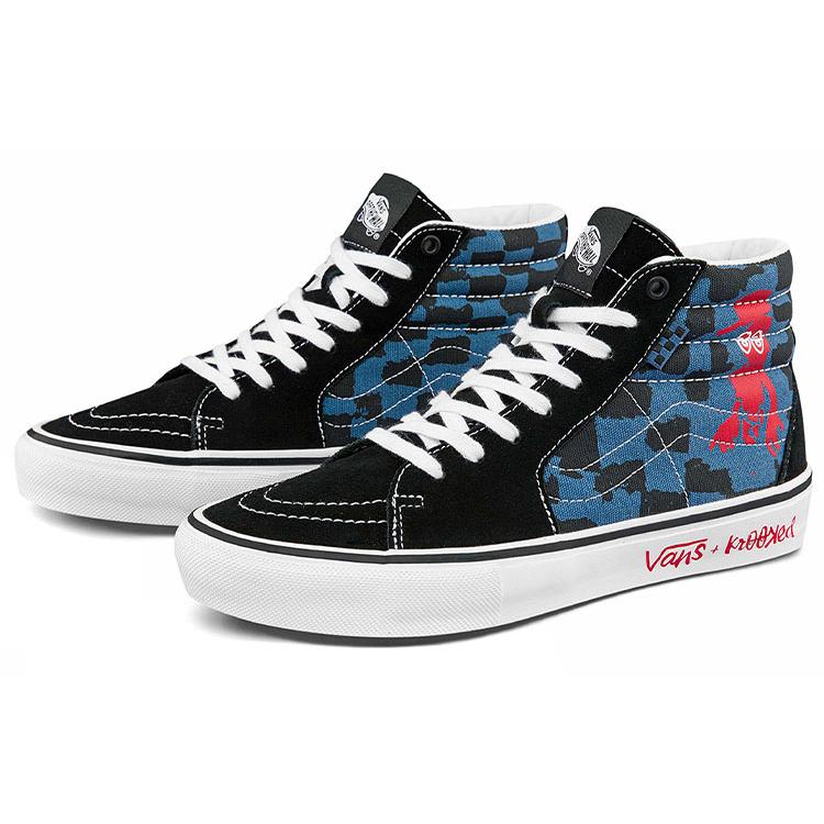 Sk8 Krooked x Sk8 Skate Vans-Hi 'Natas For Ray Barbee' VN0A5FCCAPG