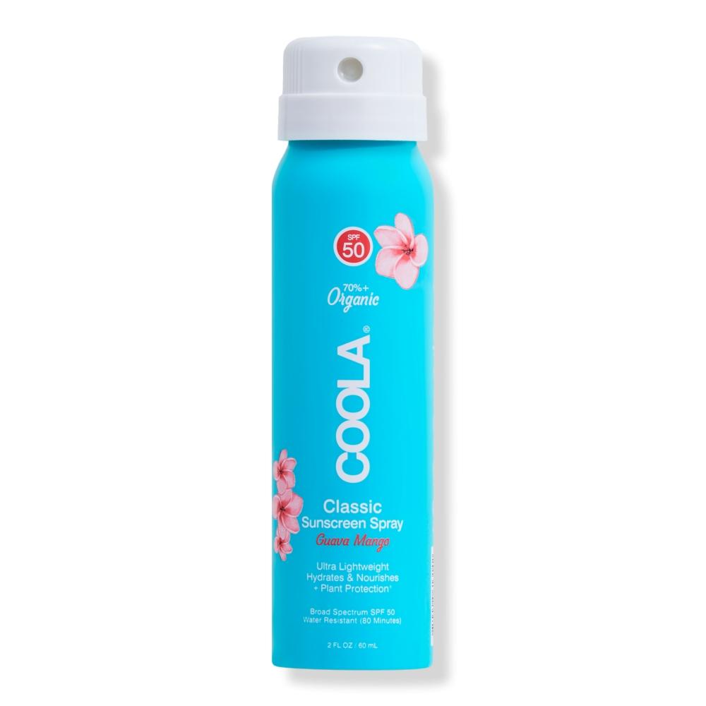 

Coola Travel Size Classic Body Organic Sunscreen Spray Spf 50 2.0 унции