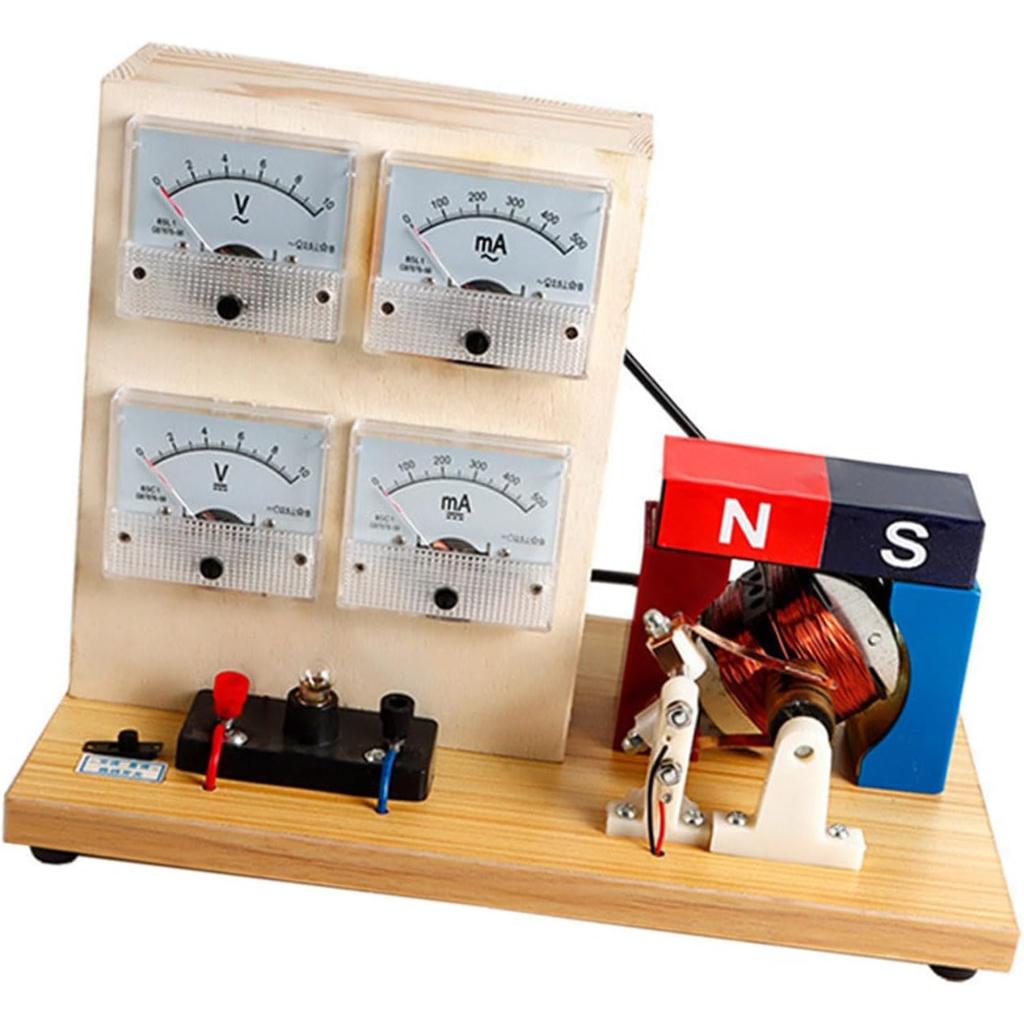 Educational Experiment Generator Model Electromagnetics Induction Demonstrator Hands on Learning Tool for Classroom Physics Teaching Tool