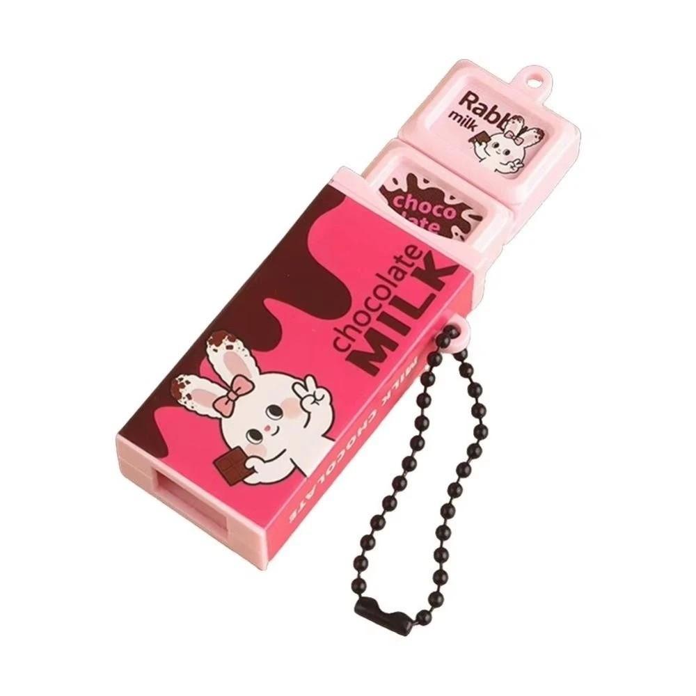 Bendable Fidget Toy Keychain Cartoon Patterns Bendable Keychain Chocolate  Keychain  For Kids