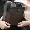 Auto Armrests Storage Box Cover Pad Wave Embroider PU Leather Car Armrest Mat Center Console Arm Rest Protection Cushion