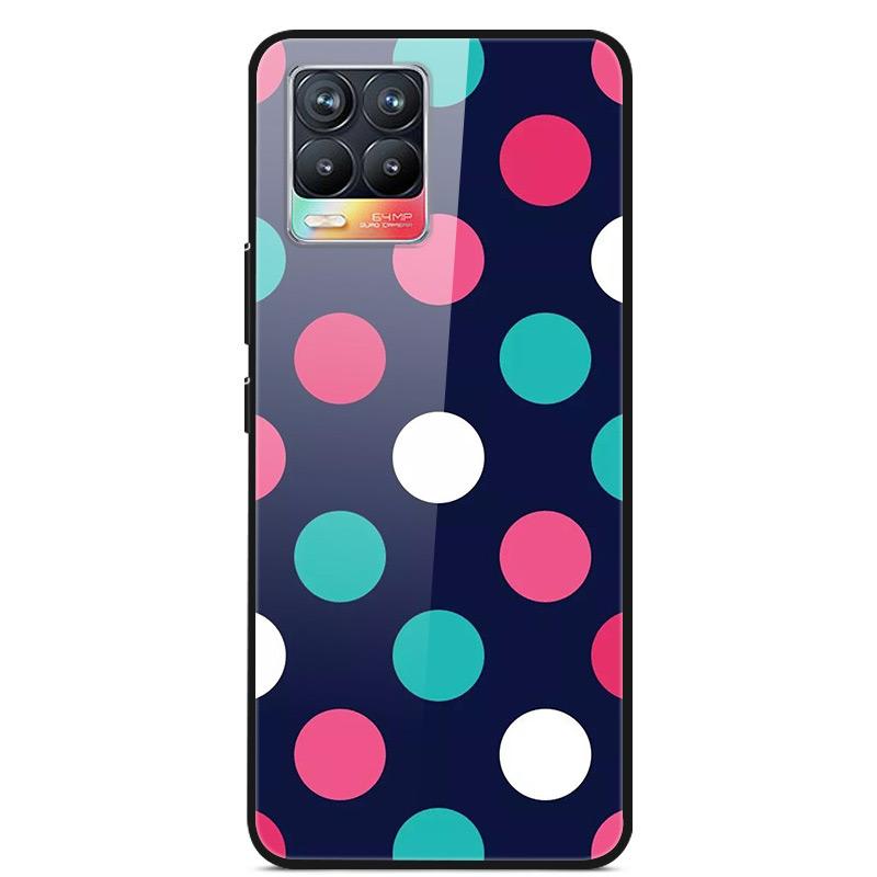 Glass Back Cover For Realme 8 Pro Case Tempered Glass Case For Realme 8 Pro 8i Realme 8 5G Phone Case Cover Realme8 5G Pro Funda
