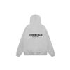 2025 ESSENTIALS All-Silicone Hooded Sweatshirt with Black Letter Flocking - Trendy Cross-Border FOG Double Line Design