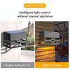 T-SUN 2/4 Packs RGB Solar Wall Lights Outdoor Fence Lights LED Waterproof Solar Stair Lights Exterior Patio Lights