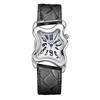 Irregular Y2K Couple Wrist Watches Unique Design Leather Strap Quartz 30M Water Resistant