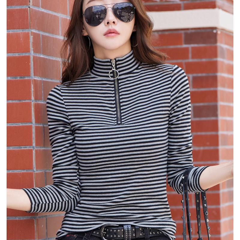 

Женская нижняя рубашка с длинными рукавами, полуводолазка, большой размер, универсальный внутренний слой для осени и зимы, теплые топы 3XL чёрный