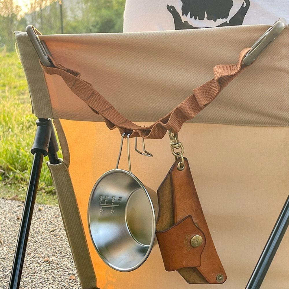 New Campsite Storage Strap Soft Durable Camping Hanging Rope Polyester Cotton Portable Tent Clothesline Outdoor Camping