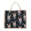 2025 new summer large-capacity student tote bag casual cartoon canvas tote bag