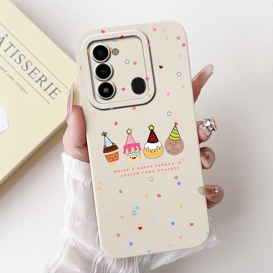 For Tecno Spark Go 2022 Case KG5 KG5h Cute Panda Cartoon Cover For Tecno Spark 8C Spark8C KG5k KG5j Phone Case Soft Fundas Coque
