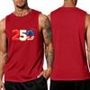 Men's Sleeveless Tank Top Casual Loose Fit Summer Muscle Shirt Lightweight Breathable Fabric Comfortable Daily Wear