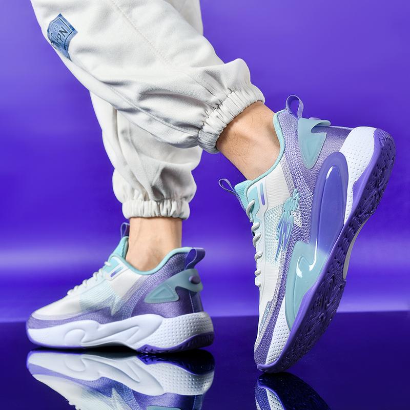 Wear Resistant Basketball Shoes Men's Genuine Sports Shoes Autumn Anti Slip Sports Shoes High-quality Rubber Soled Sports Shoes