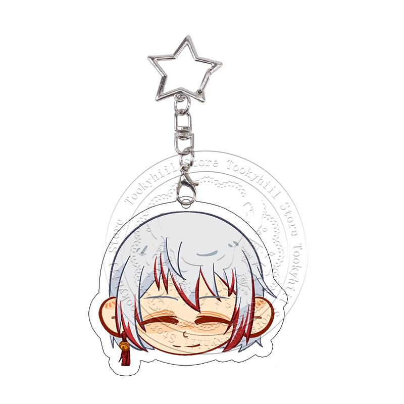 Bungo Stray Dogs Acrylic Keychain Dazai Osamu Edogawa Rampo Nakajima Atsushi Kawaii Exquisite Bag Decoration Keyring Pendant