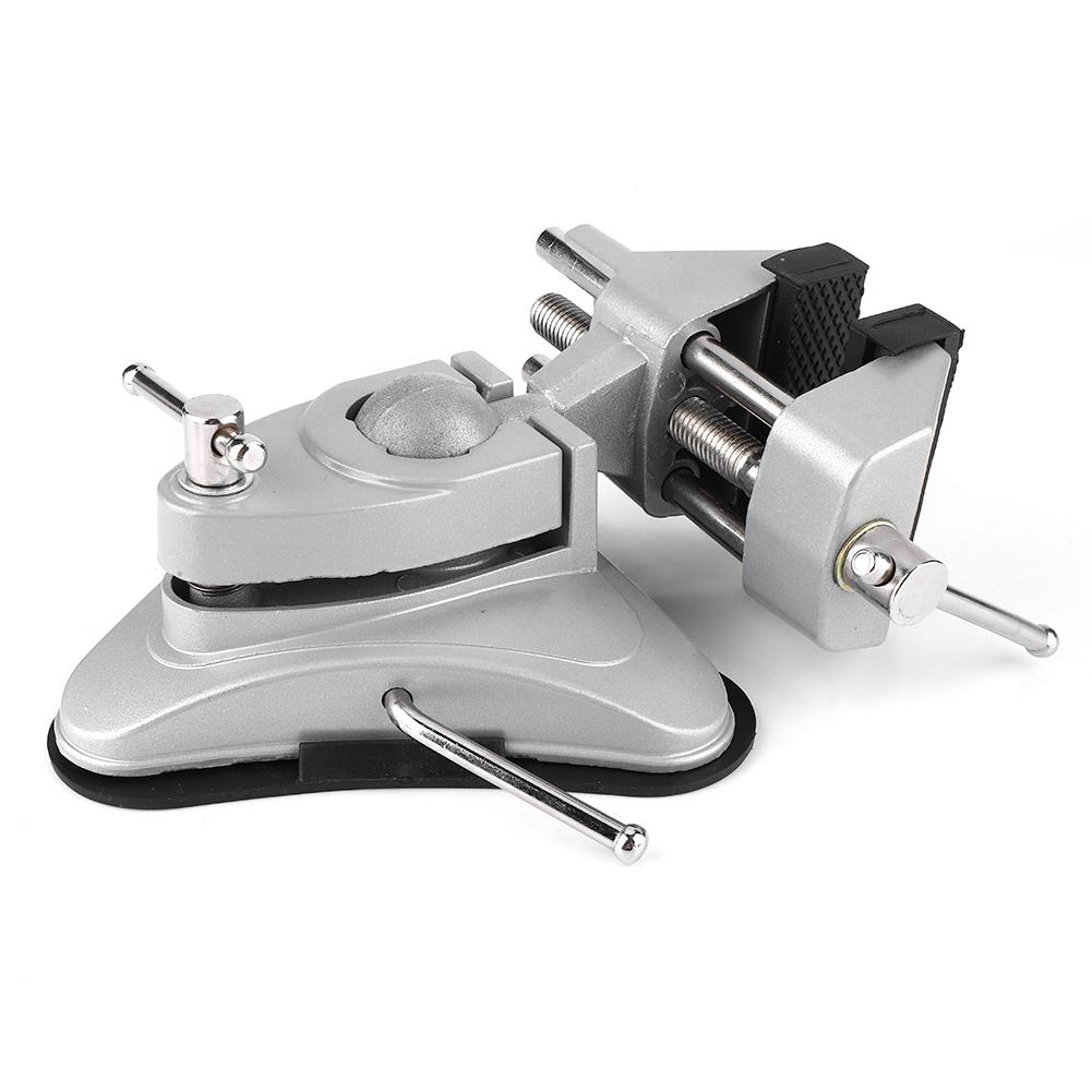 Aluminum Alloy 360 degrees Rotating Clamp Vise 70mm Jaw Width Vise Table Clamp for Workbench Woodwork