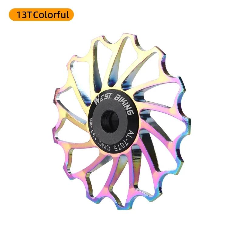 1 PZ 11T/13T Cuscinetto Ceramico Leggero Ruote Puleggia Cambio Posteriore Bicicletta da Strada per Deragliatore Posteriore MTB Puleggia CNC